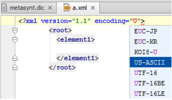 IntelliJ IDEA更改包含显式编码的文件的编码