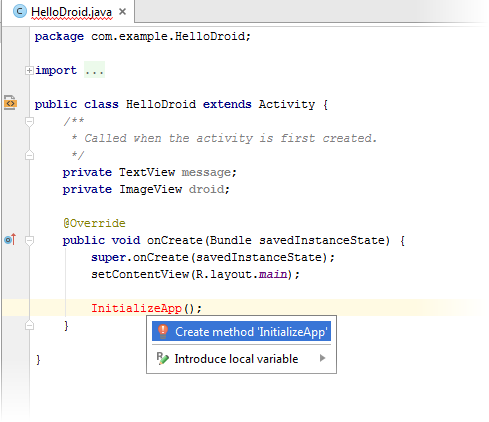 IntelliJ IDEA使应用程序交互