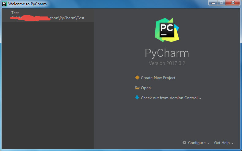 打开pycharm