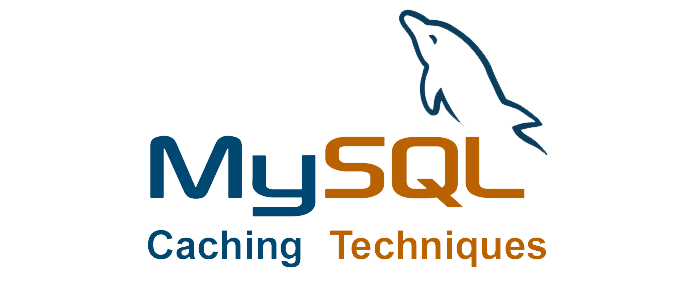 MySQL 缓存技术徽标。